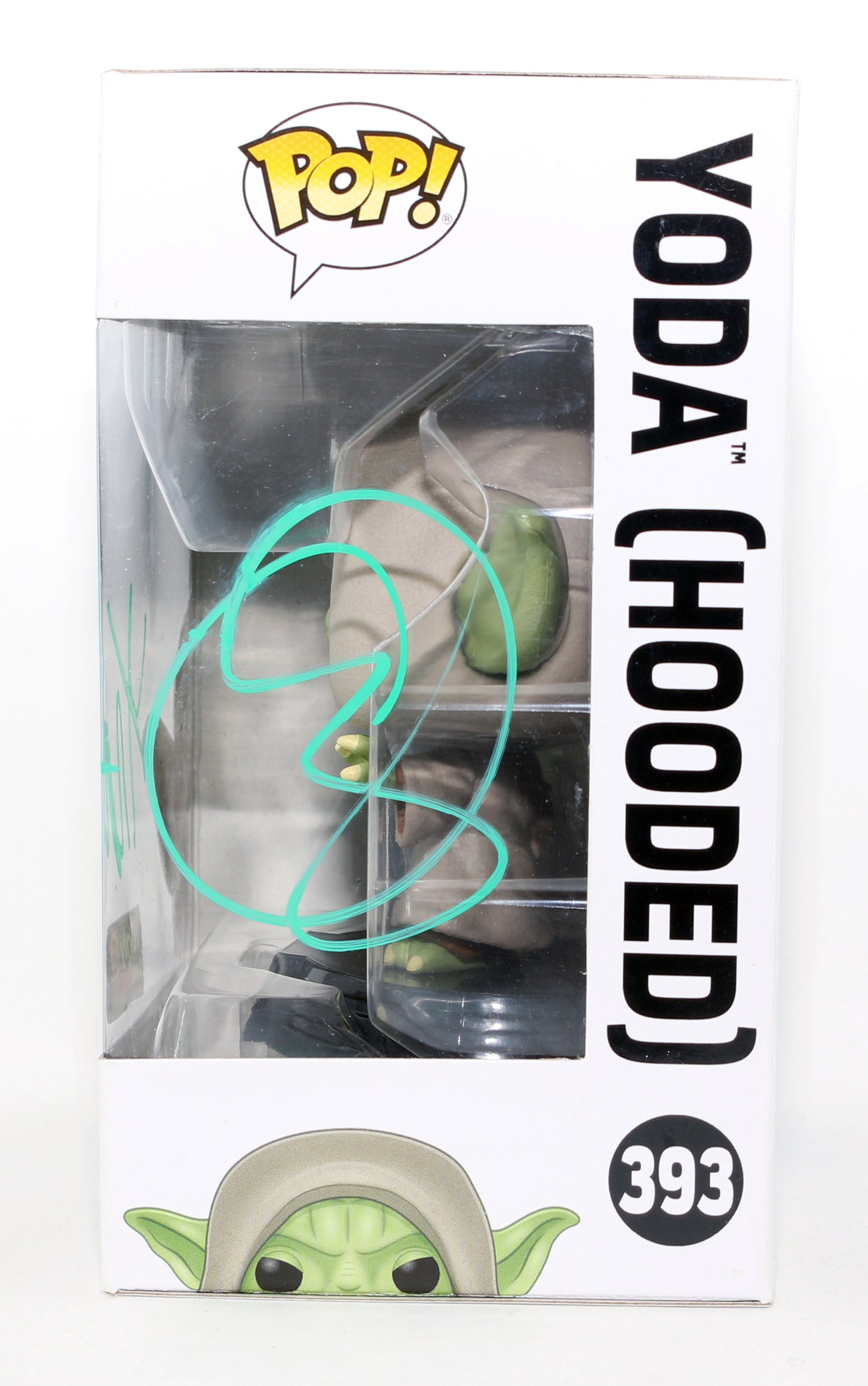 
                  
                    Frank Oz as Yoda in Star Wars: The Empire Strikes Back Signed Funko POP! #393 - Very Rare
                  
                