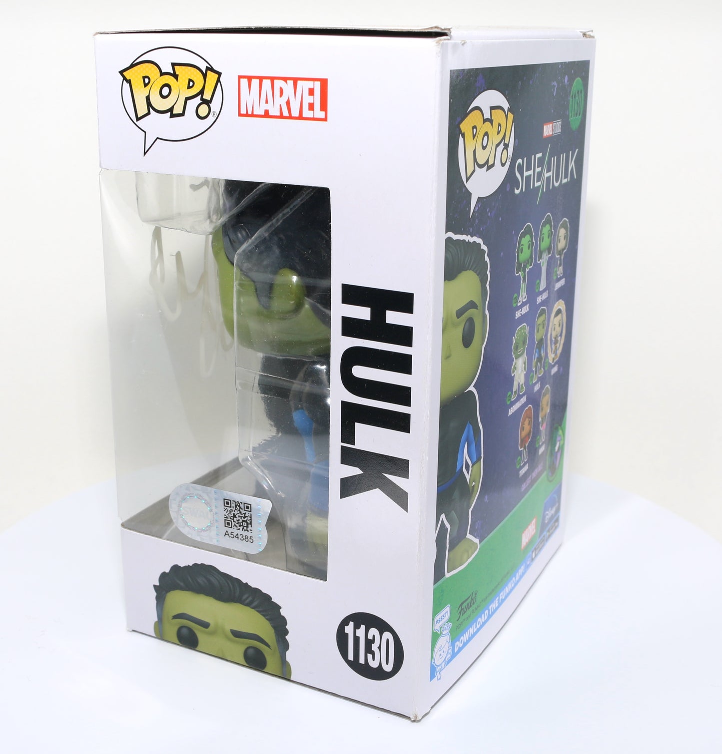 
                  
                    Mark Ruffalo as the Hulk in She-Hulk (SWAU) Signed Funko POP! #1130
                  
                
