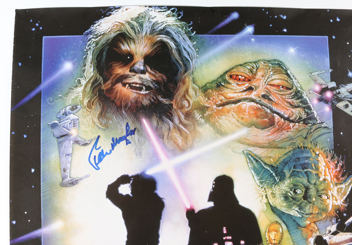 
                  
                    Peter Mayhew as Chewbacca in Star Wars: Return of the Jedi Signed 22.5x34 Poster
                  
                