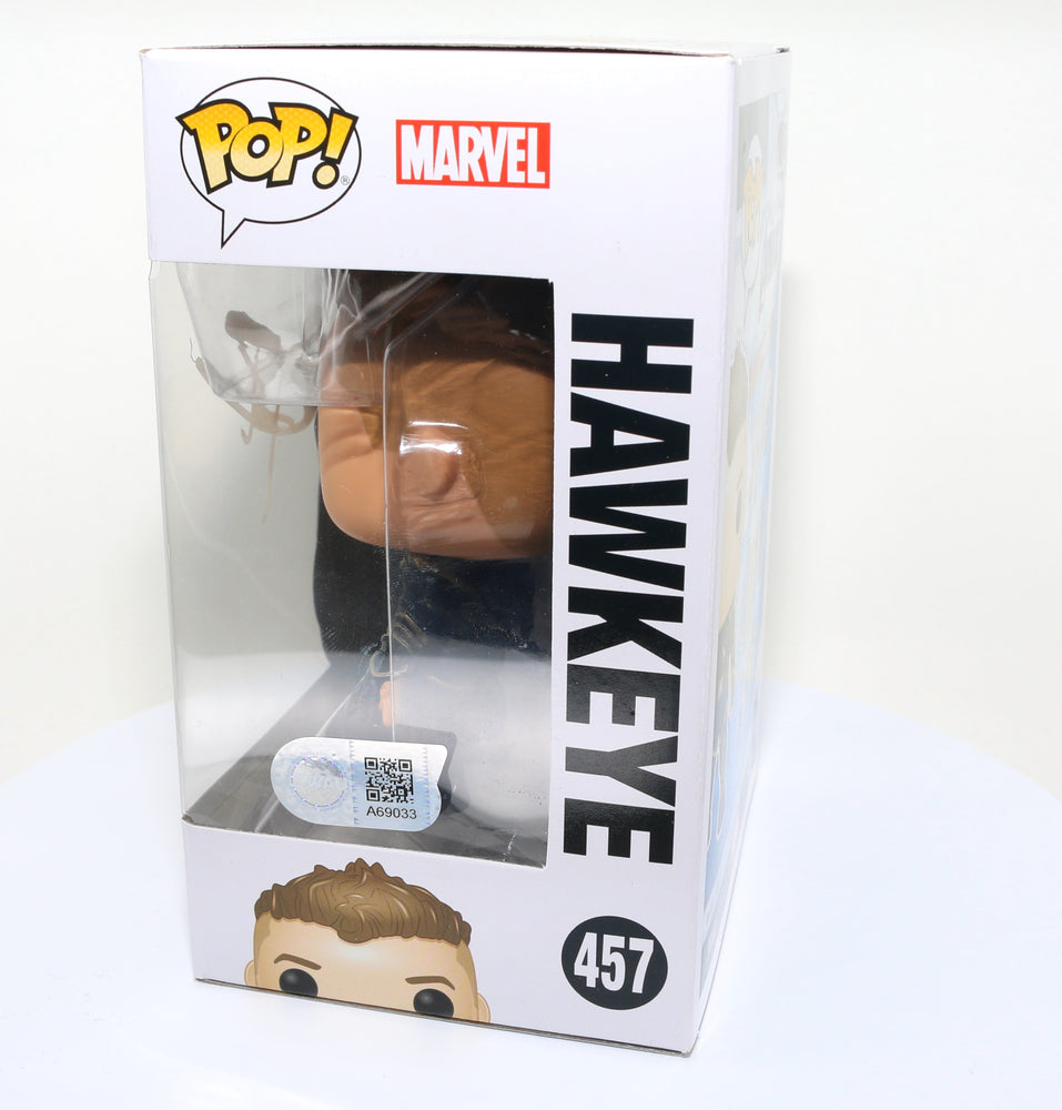 
                  
                    Jeremy Renner as Hawkeye in Avengers: Endgame (SWAU Witnessed) Signed Funko POP! #457
                  
                