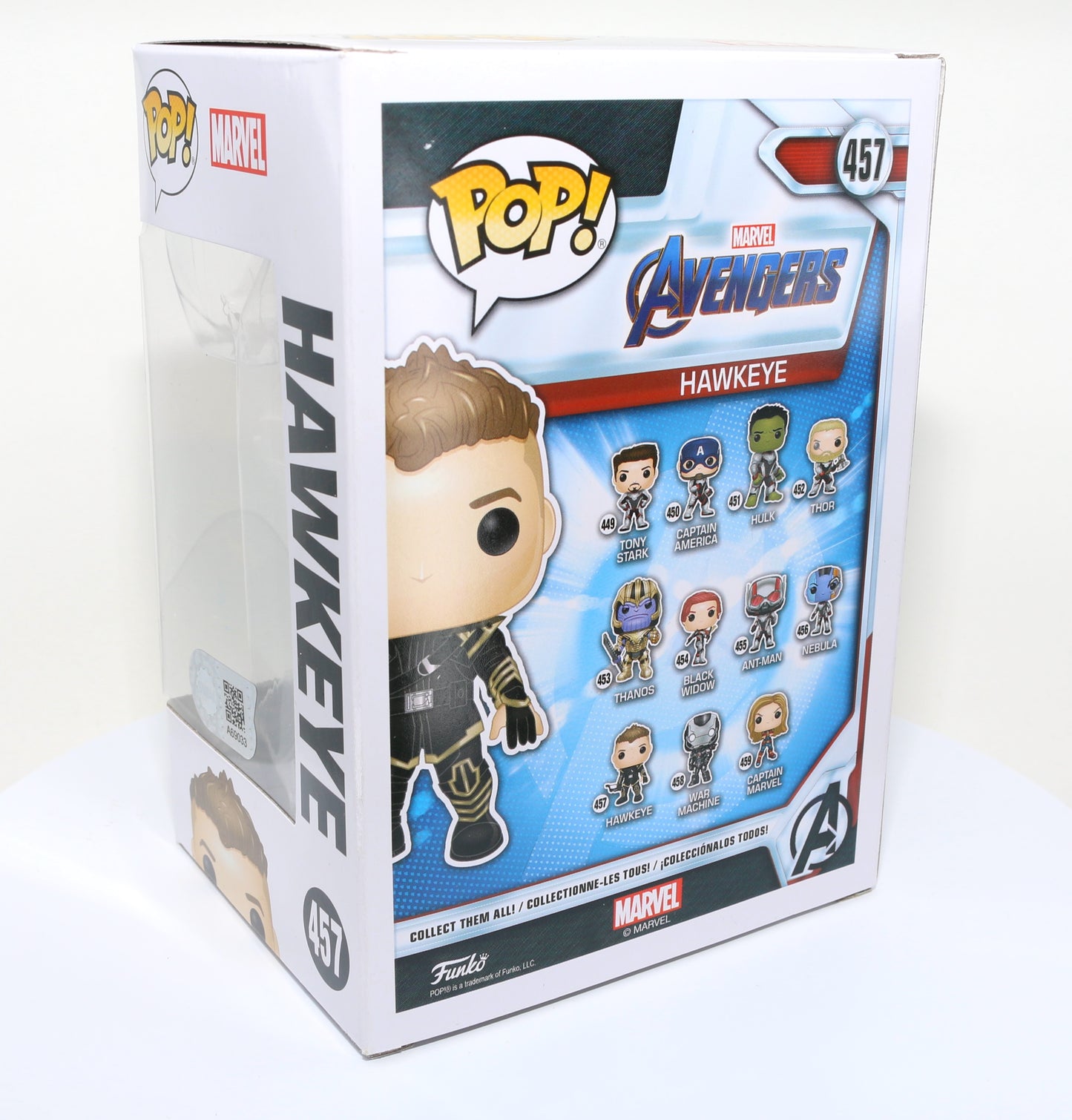 
                  
                    Jeremy Renner as Hawkeye in Avengers: Endgame (SWAU Witnessed) Signed Funko POP! #457
                  
                