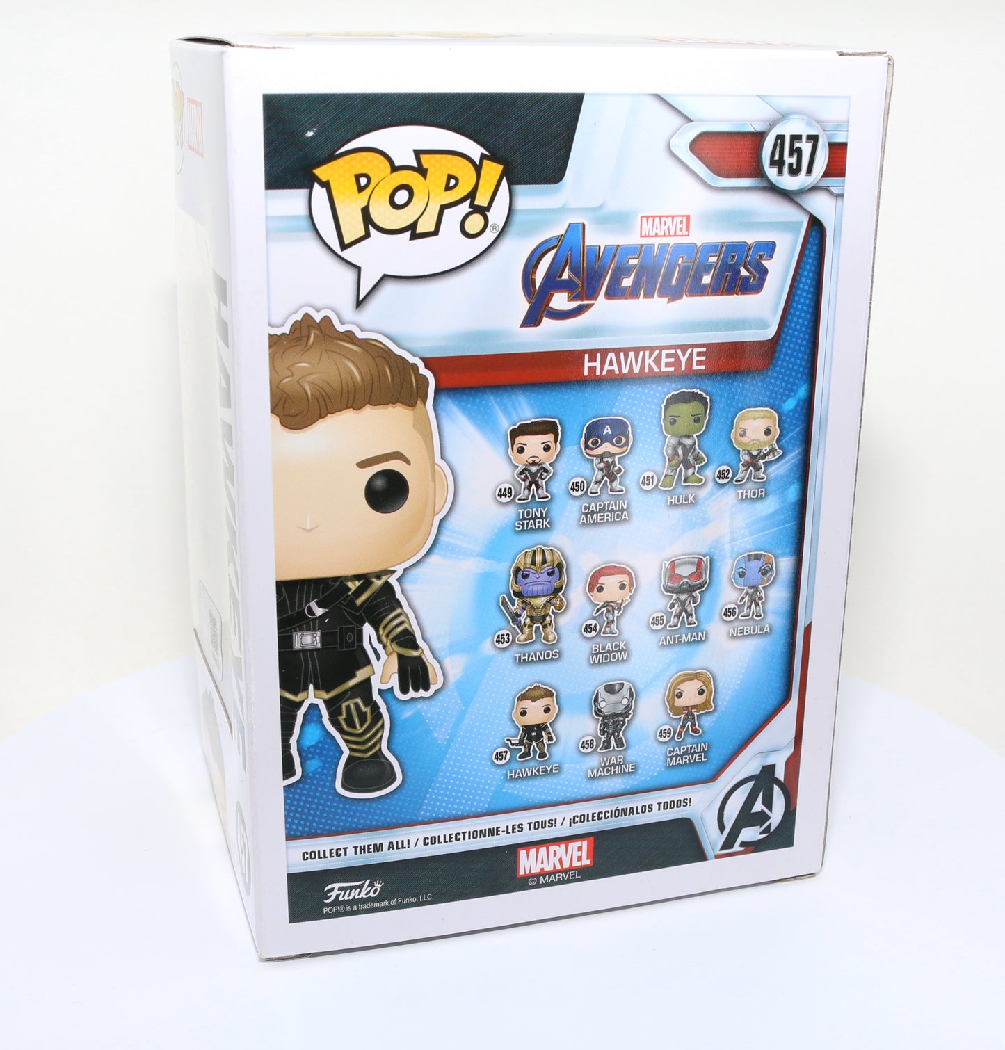 
                  
                    Jeremy Renner as Hawkeye in Avengers: Endgame (SWAU Witnessed) Signed Funko POP! #457
                  
                