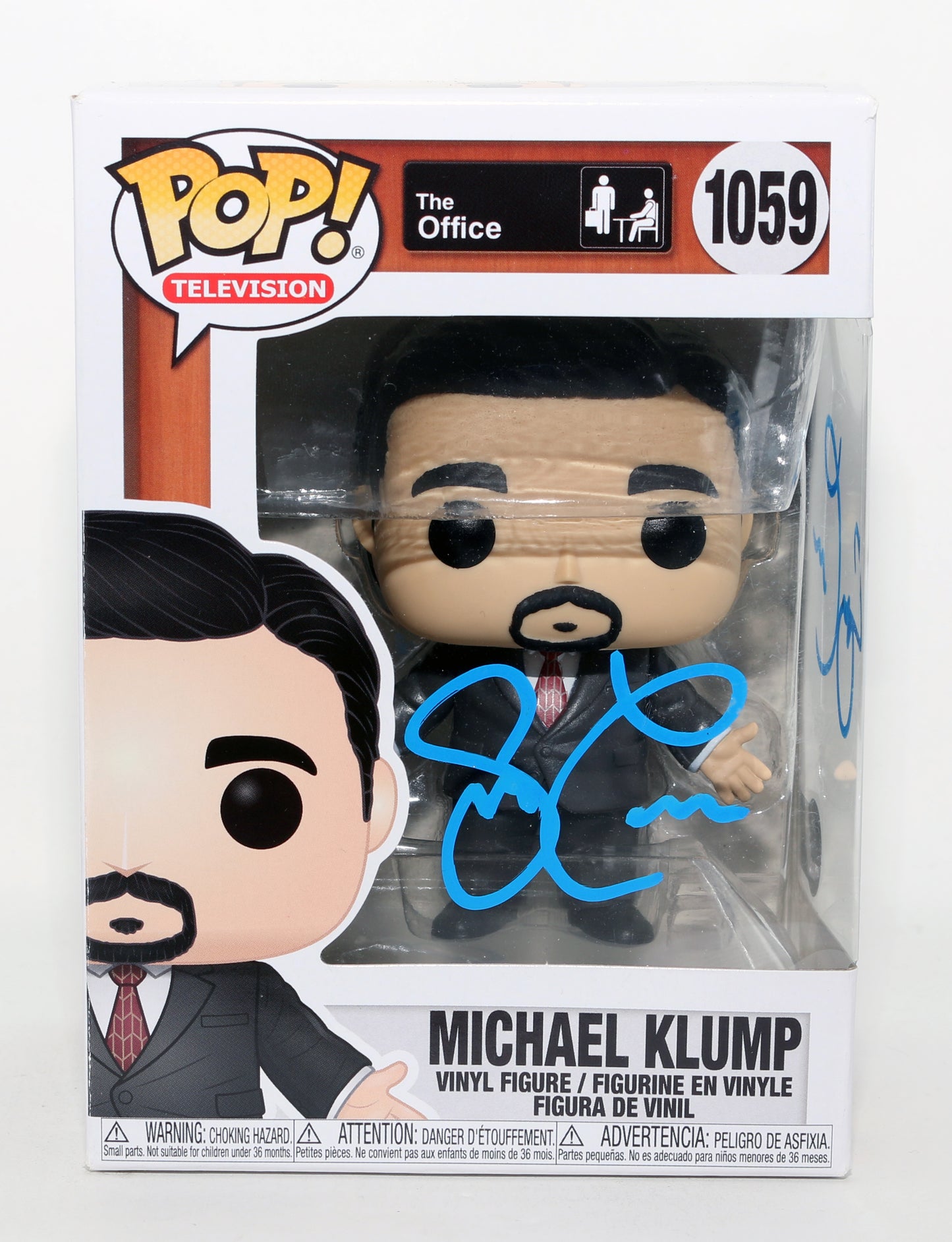 
                  
                    Steve Carell as Michael Klump in The Office (Beckett) Signed Funko POP! #1059
                  
                
