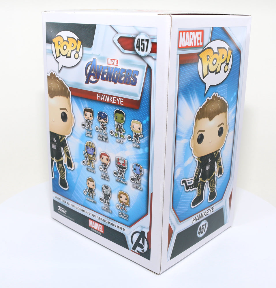 
                  
                    Jeremy Renner as Hawkeye in Avengers: Endgame (SWAU Witnessed) Signed Funko POP! #457
                  
                