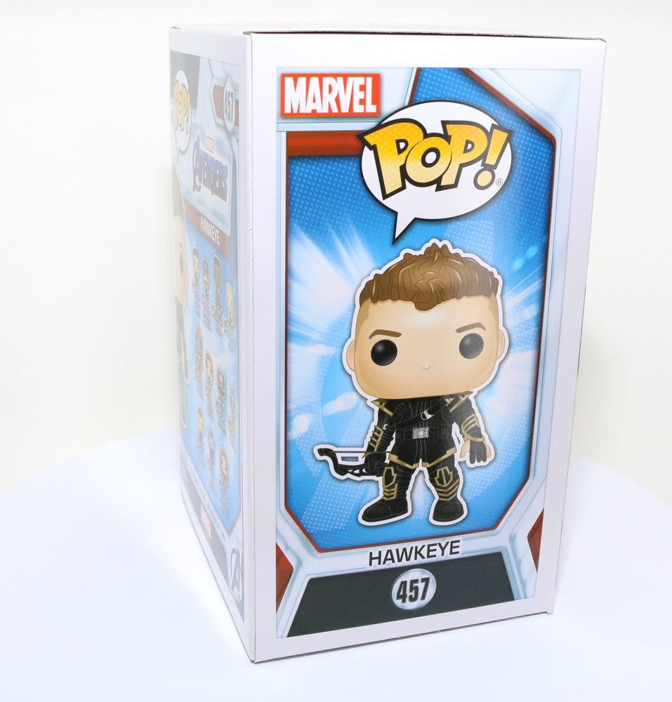 
                  
                    Jeremy Renner as Hawkeye in Avengers: Endgame (SWAU Witnessed) Signed Funko POP! #457
                  
                