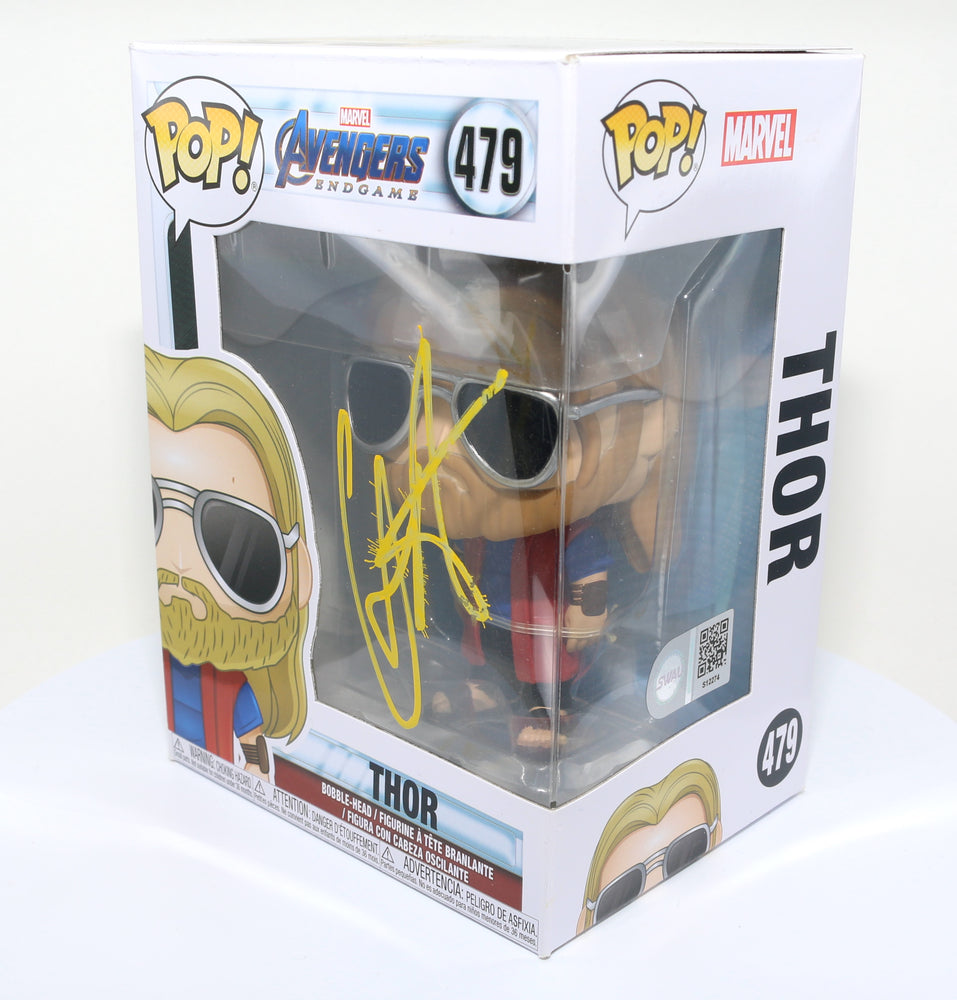 
                  
                    Chris Hemsworth as Thor in Avengers: Endgame (SWAU Authenticated) Signed POP! Funko #479
                  
                