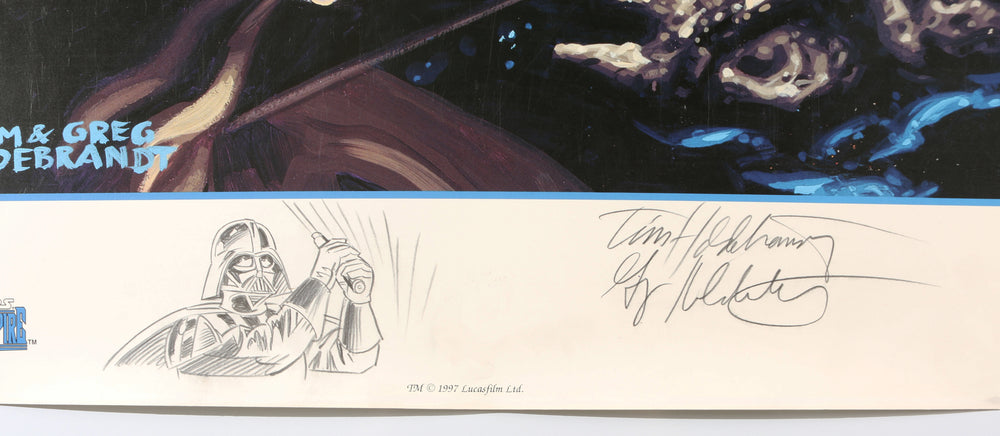 
                  
                    Tim Hildebrandt & Greg Hildebrandt Illustrators of Star Wars: Shadows of the Empire Signed 18x24 Poster with Remark
                  
                