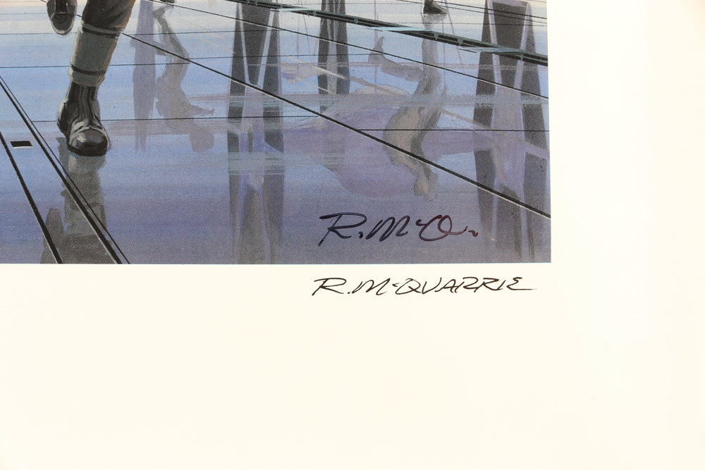
                  
                    Star Wars Micro Machines Action Fleet Imperial Docking Bay Signed by Concept Artist Ralph McQuarrie
                  
                