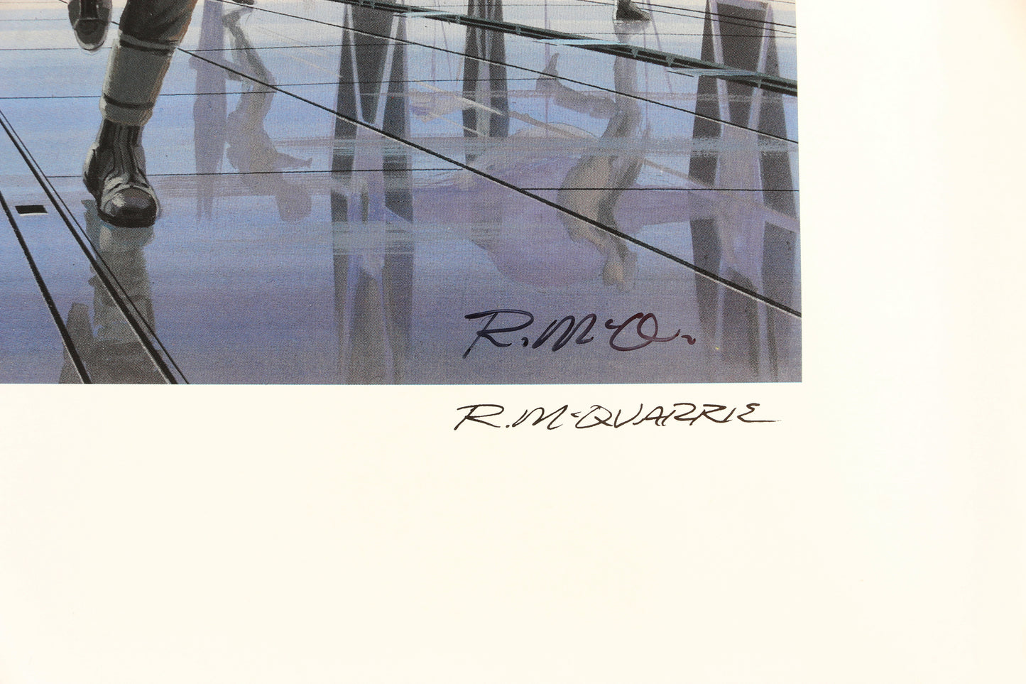 
                  
                    Star Wars Micro Machines Action Fleet Imperial Docking Bay Signed by Concept Artist Ralph McQuarrie
                  
                