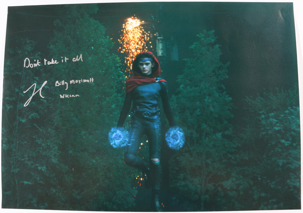 Joe Locke as Billy Maximoff / Wiccan in Agatha All Along Signed 16x23 Photo with Character Name & Quote