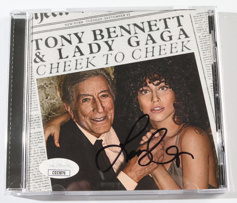 Cheek to Cheek with Tony Bennett CD Album (JSA) Signed by Lady Gaga