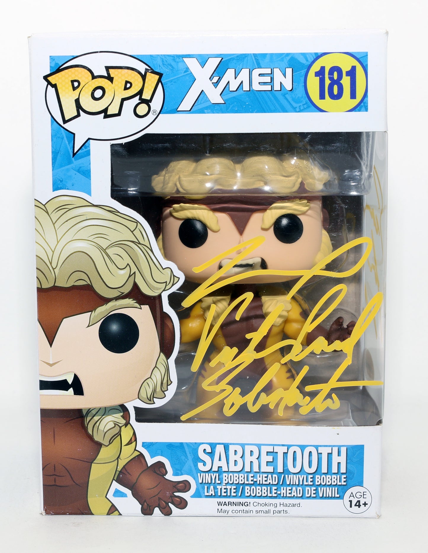
                  
                    Liev Schreiber as Sabretooth in X-Men Signed POP! #181 with Character Name & Quote
                  
                