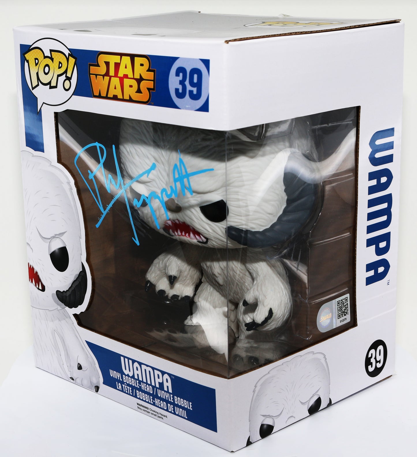
                  
                    Phil Tippett Wampa Puppet Creator Star Wars: The Empire Strikes Back (SWAU Authenticated) Signed Deluxe Oversized POP! Funko #39
                  
                