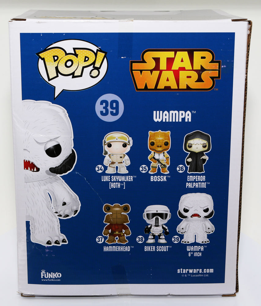 
                  
                    Phil Tippett Wampa Puppet Creator Star Wars: The Empire Strikes Back (SWAU Authenticated) Signed Deluxe Oversized POP! Funko #39
                  
                
