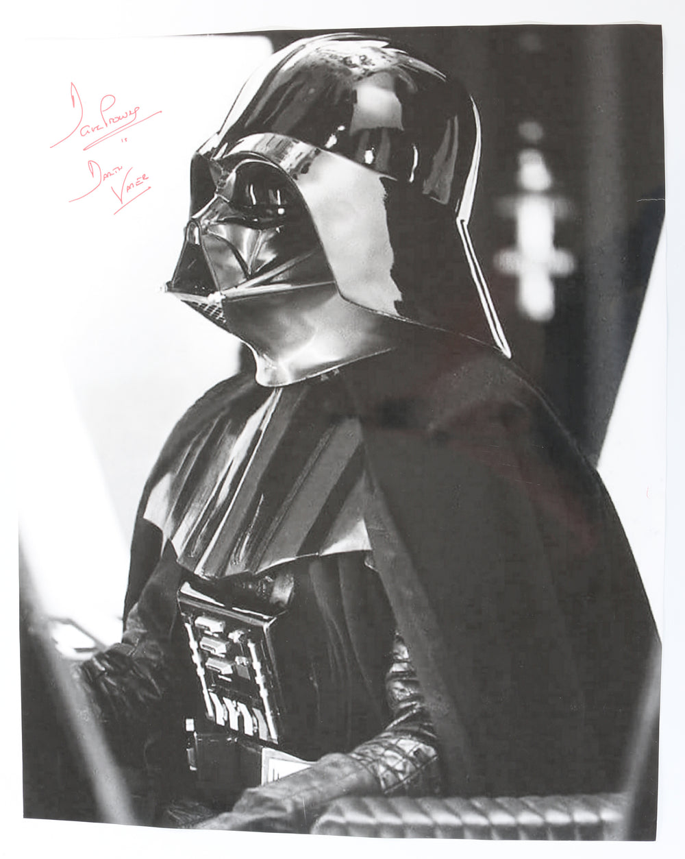 Dave Prowse as Darth Vader in Star Wars: The Empire Strikes Back Signed 24x30 Poster With Character Name
