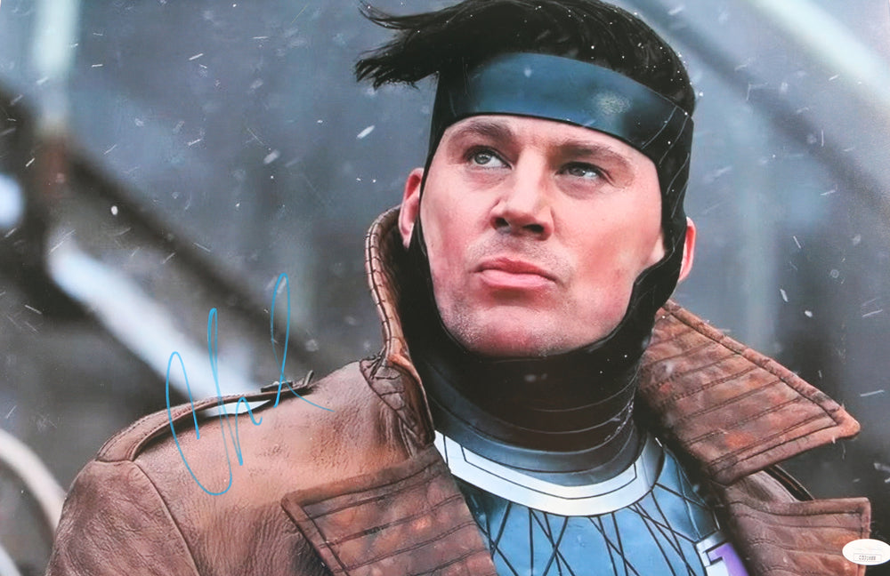 Channing Tatum as Remy LeBeau / Gambit in Deadpool & Wolverine (JSA) Signed 12x18 Photo