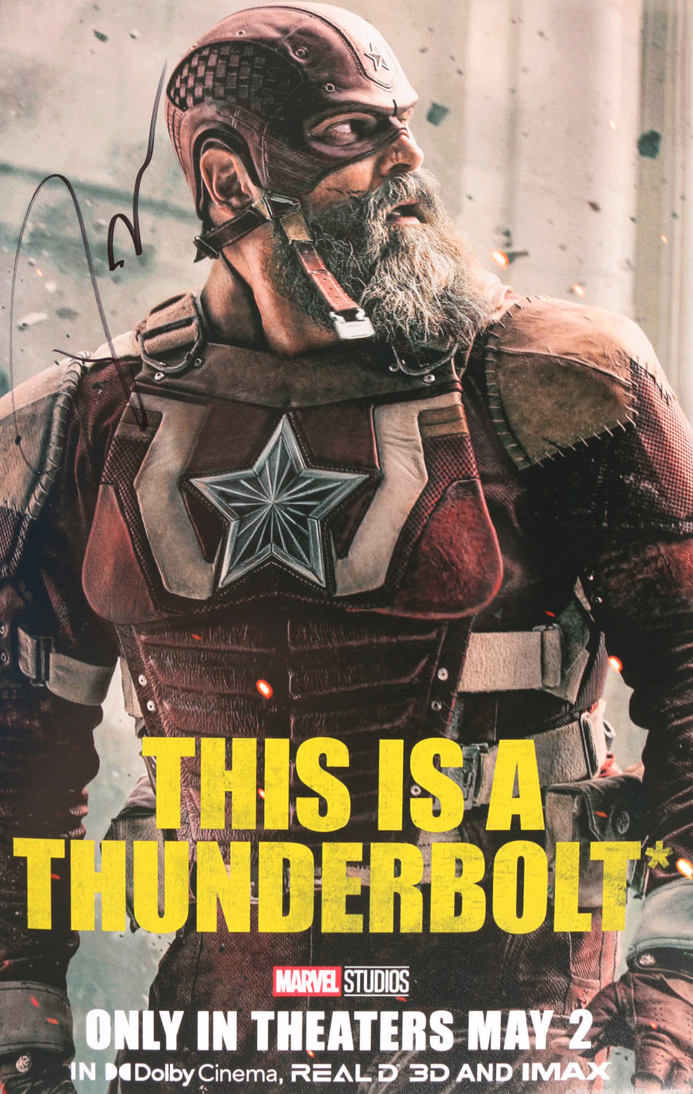 David Harbour as Alexei Shostakov in Marvel's Thunderbolts* / The New Avengers Signed 11x17 Photo