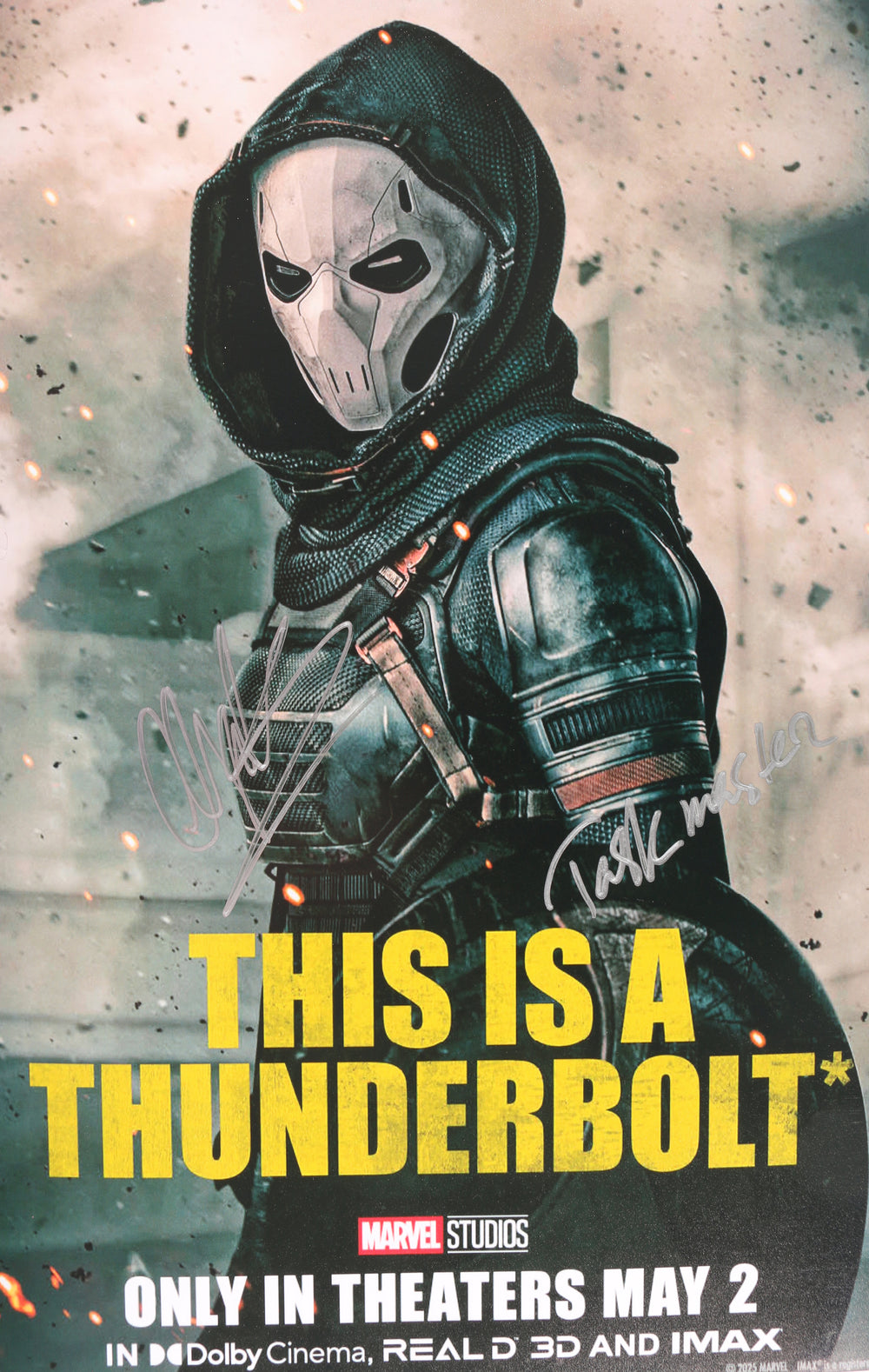 Olga Kurylenko as Taskmaster in Marvel's Thunderbolts* / The New Avengers Signed 11x17 Photo with Character Name