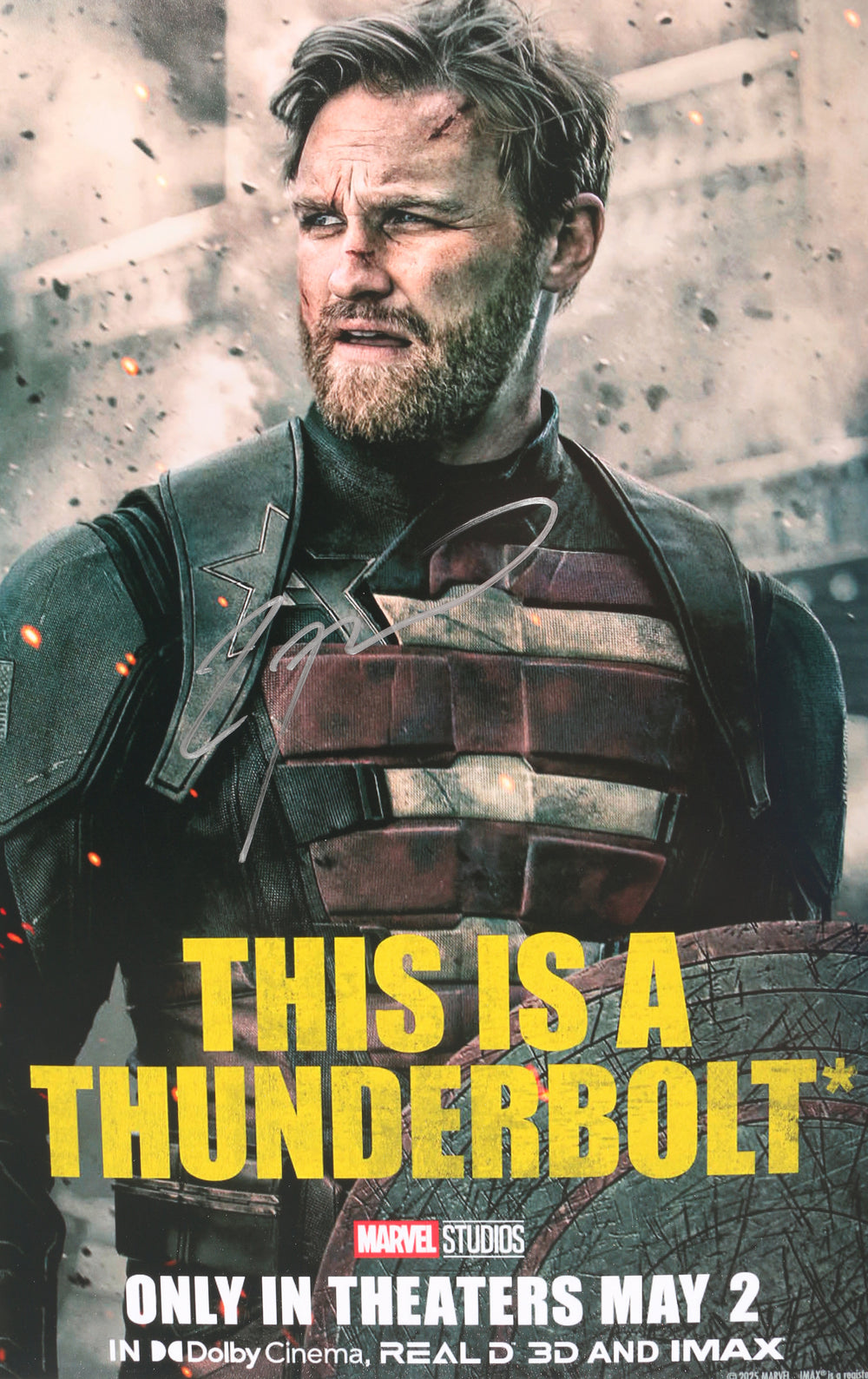 Wyatt Russell as John Walker / U.S. Agent in Marvel's Thunderbolts* / The New Avengers Signed 11x17 Photo