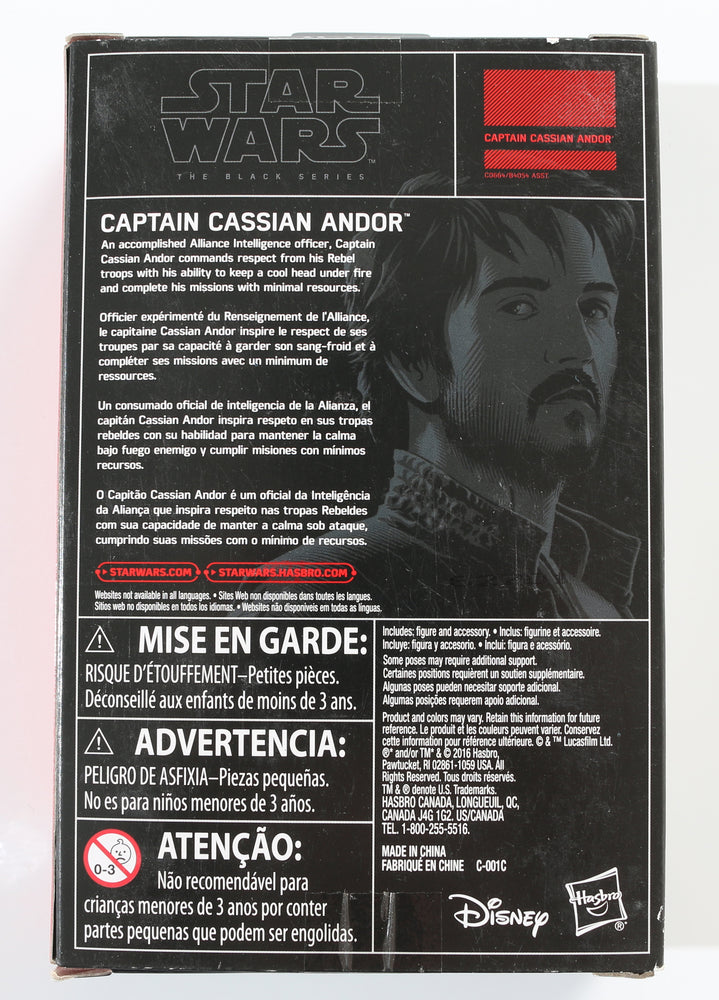 
                  
                    Diego Luna as Captain Cassian Andor in Star Wars Signed Black Series Action Figure
                  
                