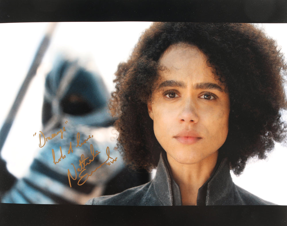 Nathalie Emmanuel as Missandei in Game of Thrones Signed 16x20 Photo