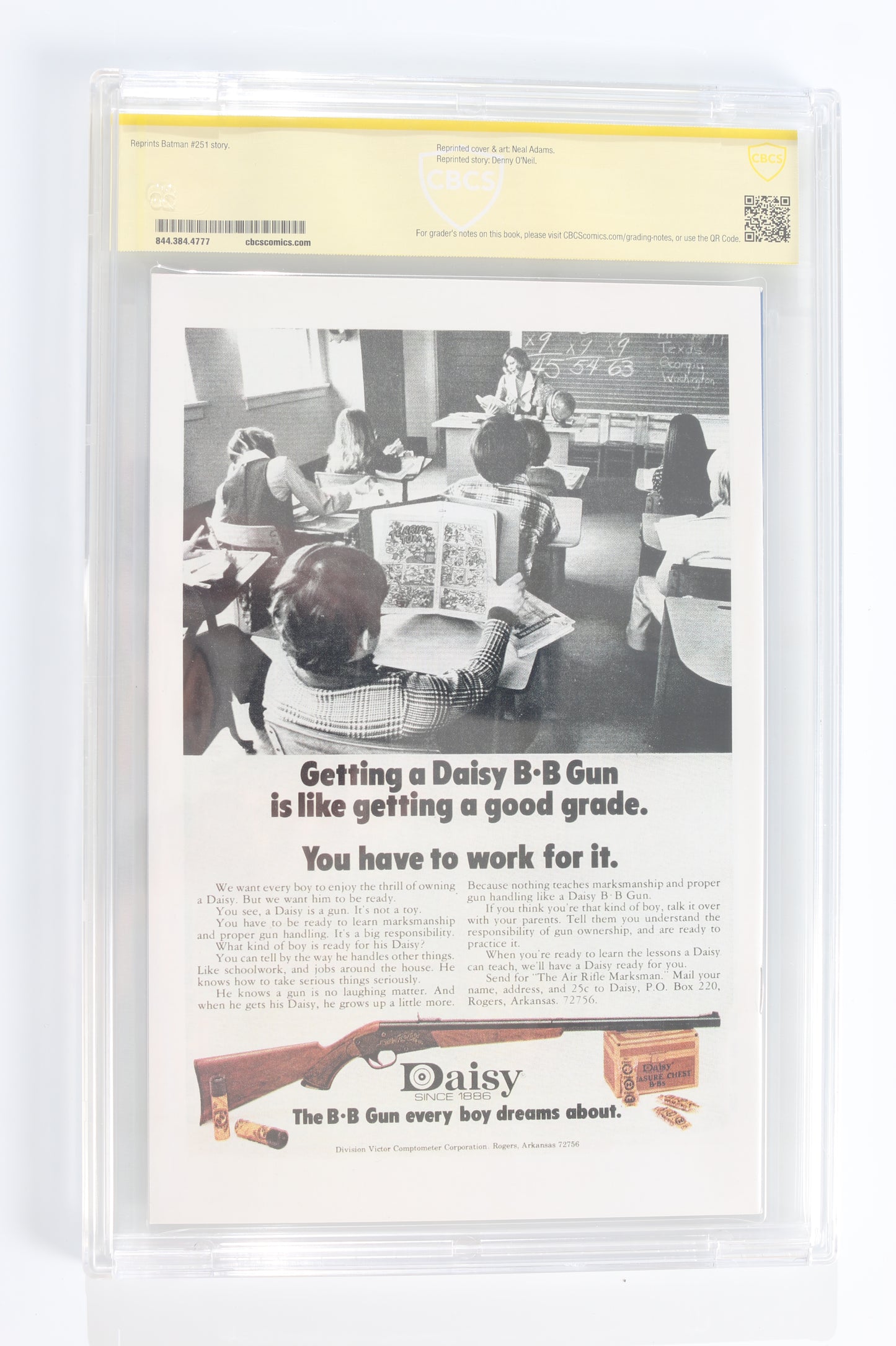 
                  
                    Batman #251 Facsimile Edition - Signed by Neal Adams (CBCS Signature Series 9.8) 2019
                  
                