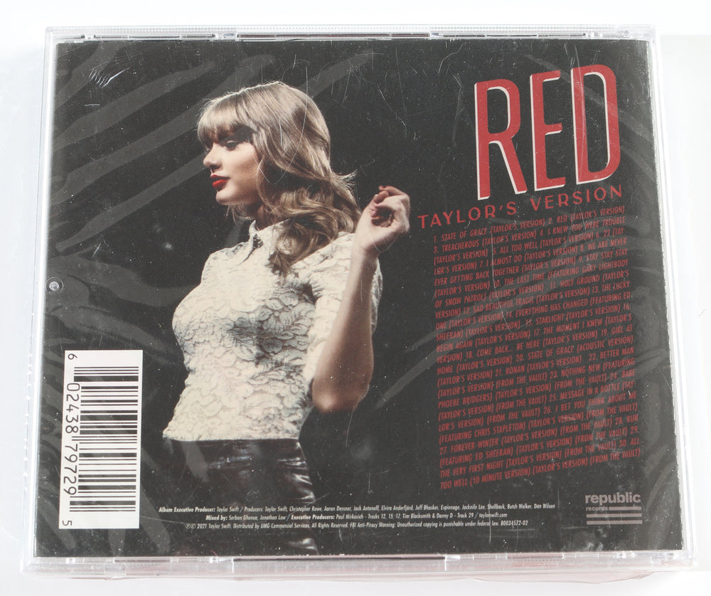 
                  
                    Red [Taylor's Version] CD Album (Sealed) 2021 Signed by Taylor Swift
                  
                