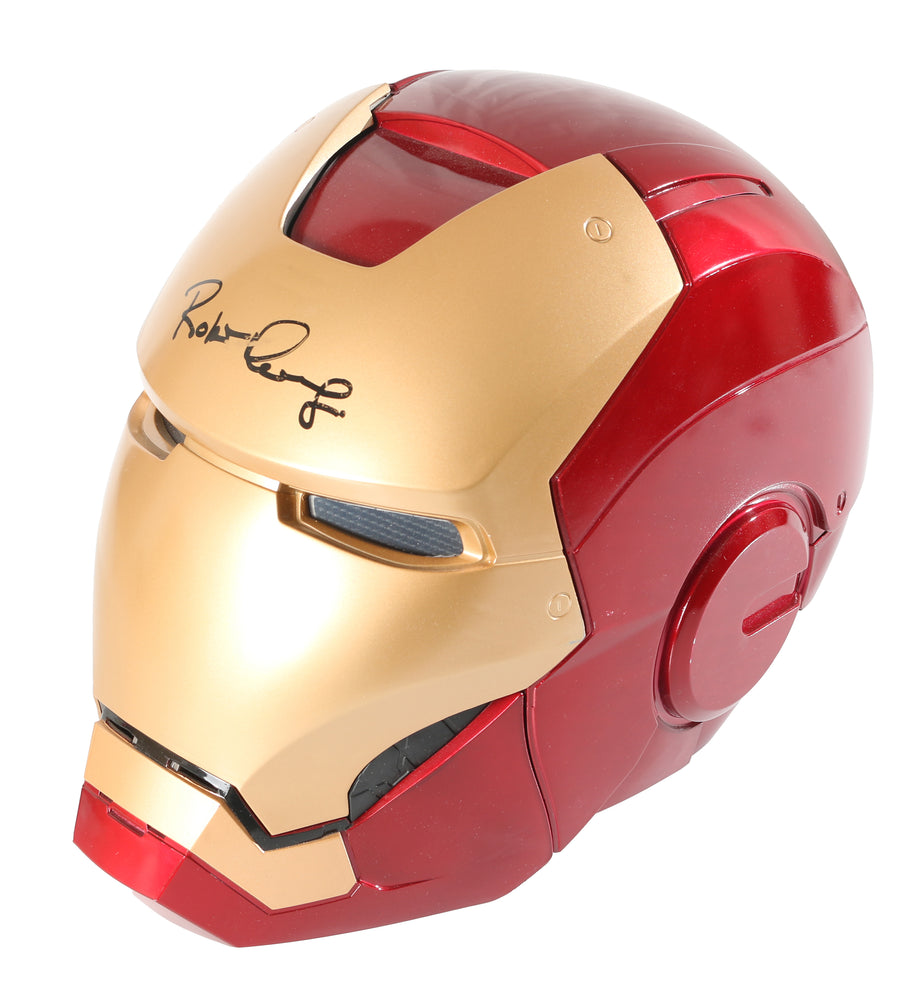 
                  
                    Iron Man Prop Replica Hasbro Legends Series Electronic Helmet (SWAU) Signed by Robert Downey Jr.
                  
                