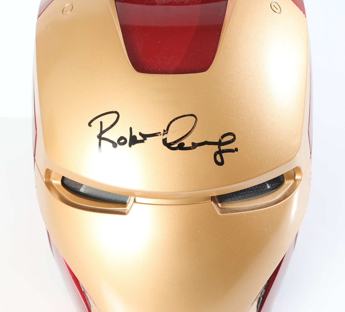 
                  
                    Iron Man Prop Replica Hasbro Legends Series Electronic Helmet (SWAU) Signed by Robert Downey Jr.
                  
                