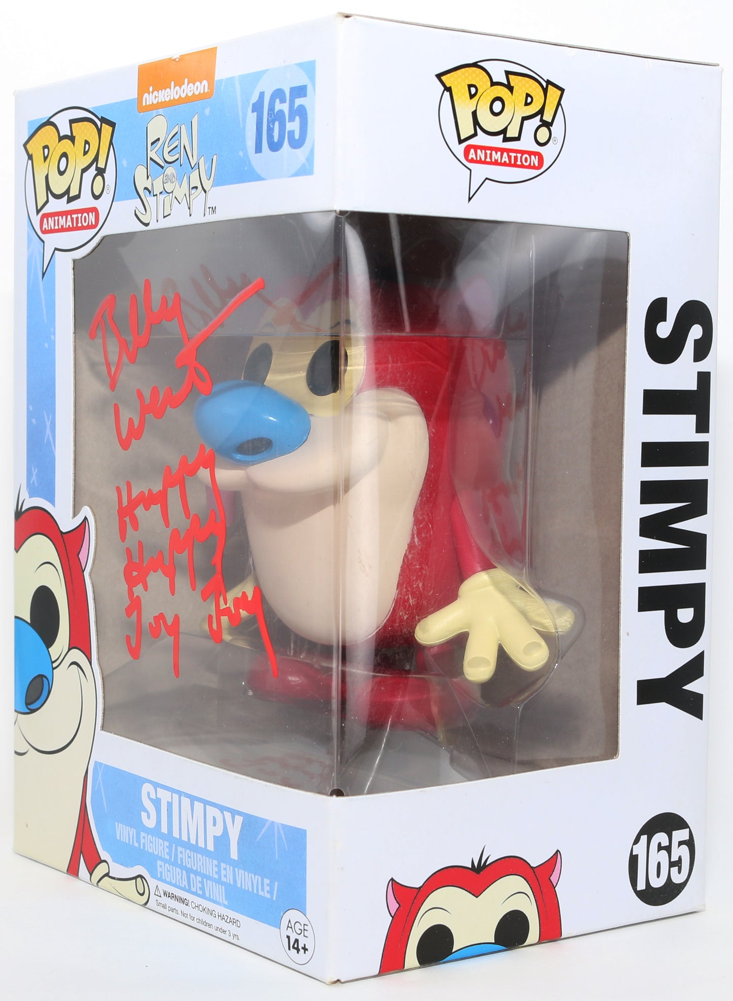 
                  
                    Billy West as Stimpy in The Ren & Stimpy Show Signed Funko POP! #165 with Quote
                  
                