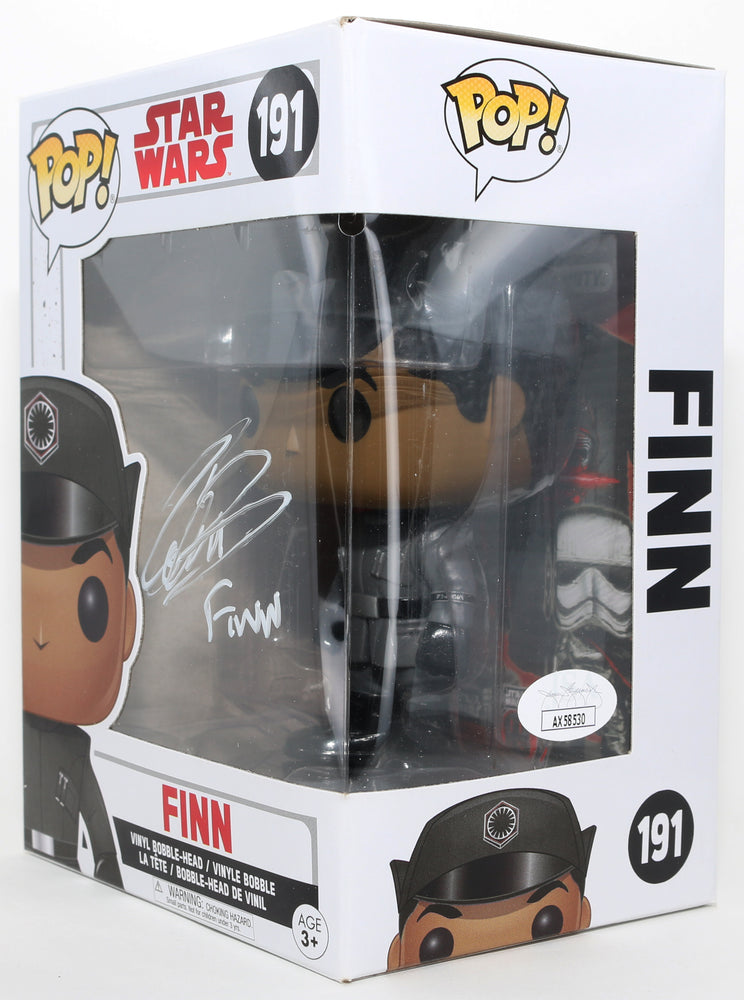 
                  
                    John Boyega as Finn in Star Wars: Rise of Skywalker (JSA) Signed Funko POP! #191 with Character Name
                  
                