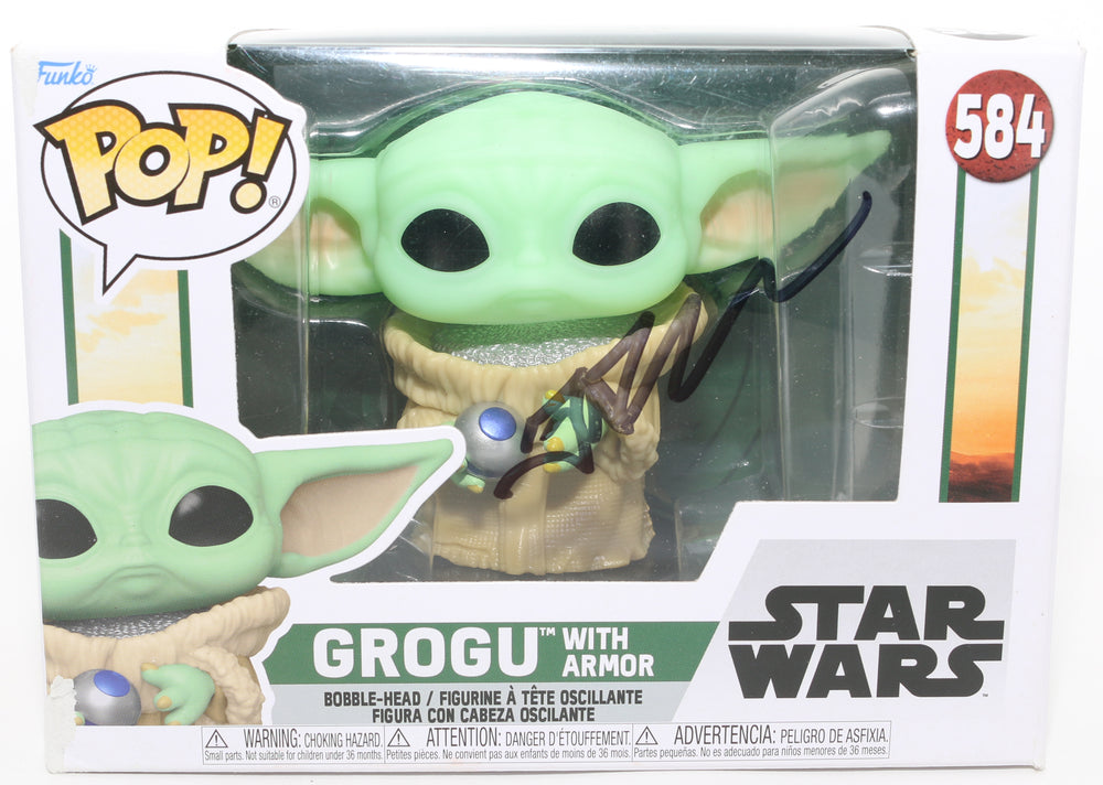 Jon Favreau Creator of Star Wars: The Mandalorian Grogu (Beckett) Signed Funko POP! #584