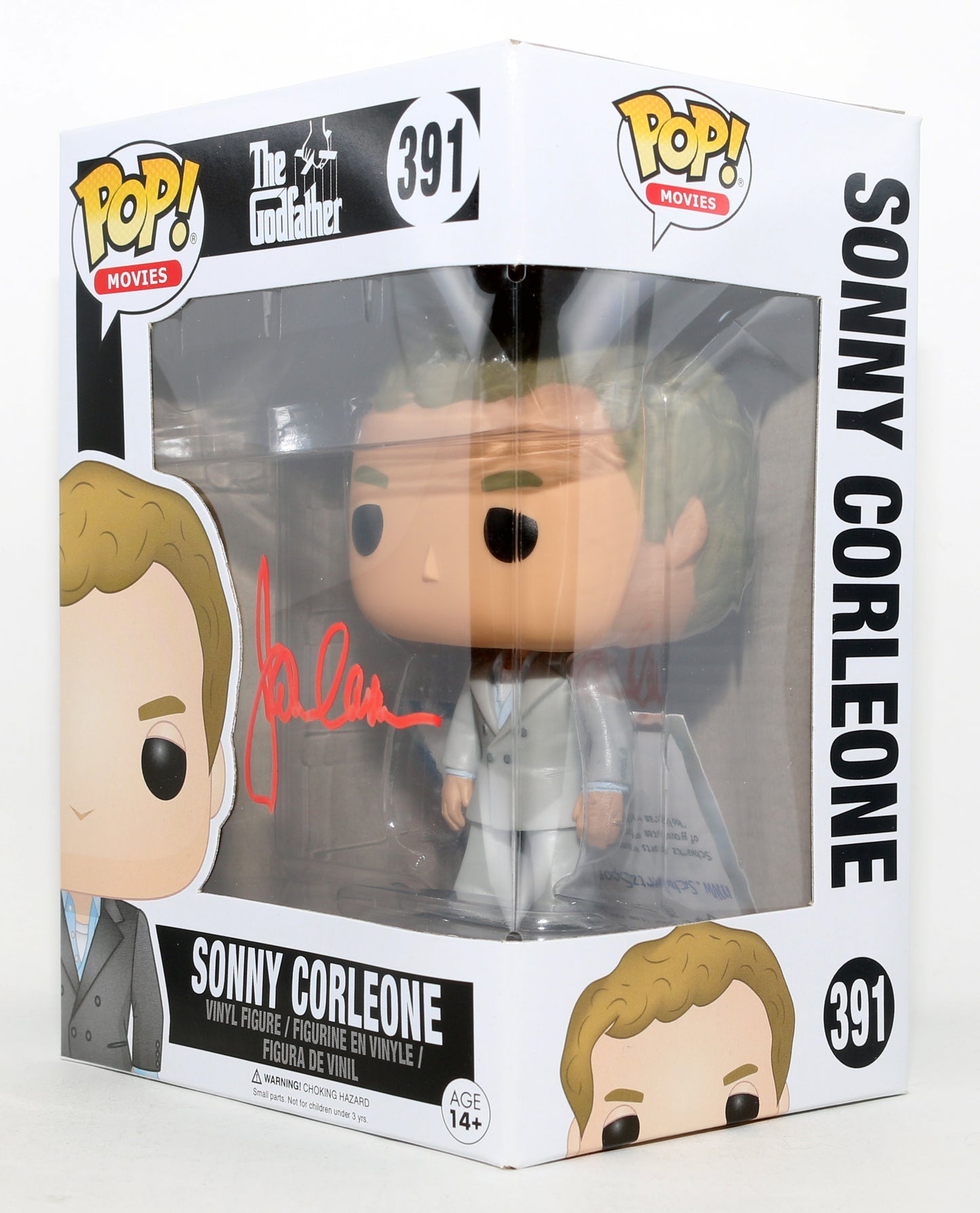 
                  
                    James Caan as Sonny Corleone in The Godfather Signed Funko POP! #391
                  
                