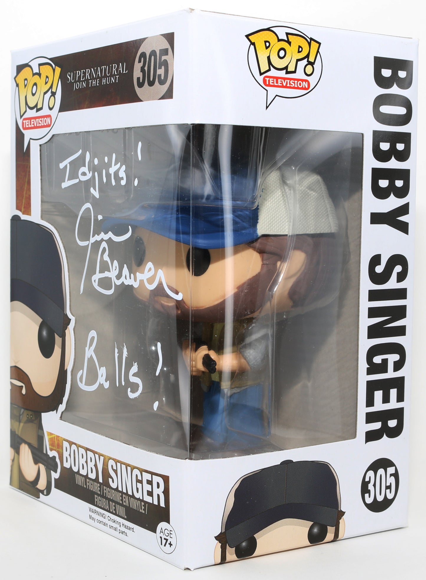 
                  
                    Jim Beaver as Bobby Singer in Supernatural Signed Funko POP! #305 with Quotes
                  
                