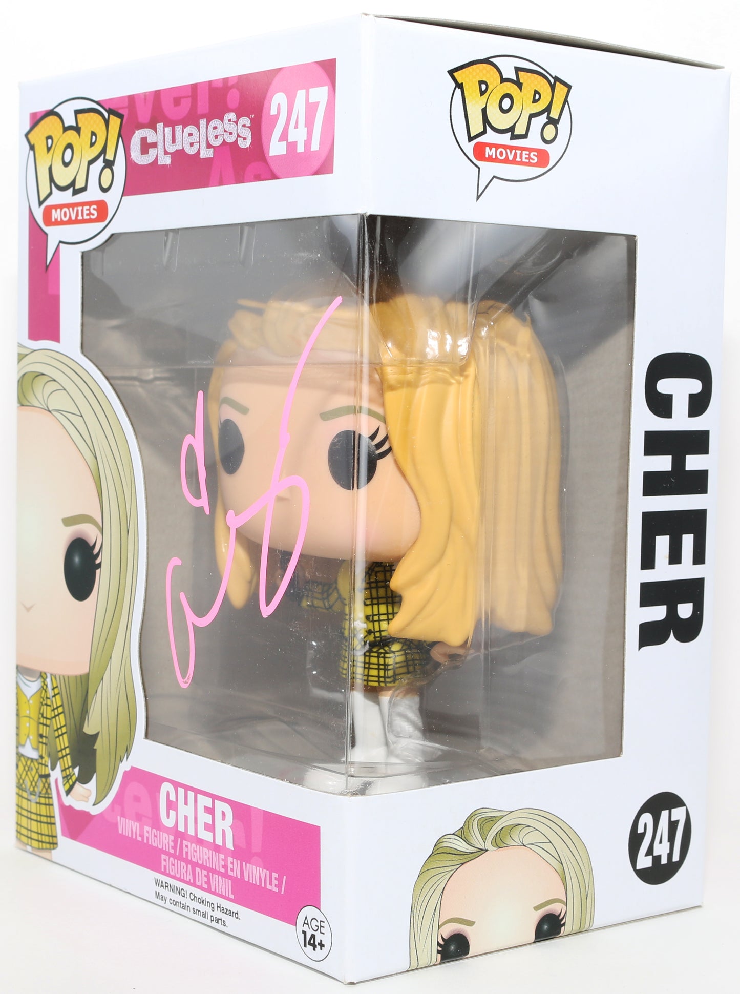 
                  
                    Alicia Silverstone as Cher Horowitz in Clueless Signed Funko POP! #247
                  
                
