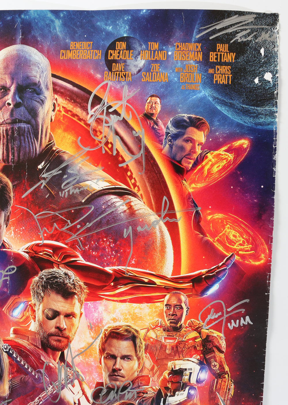 Avengers: Infinity War 27x40 Poster Signed by Robert Downey Jr