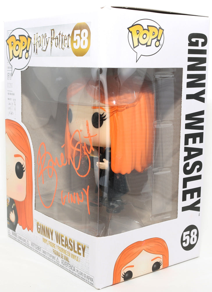 
                  
                    Bonnie Wright as Ginny Weasley in Harry Potter Signed Funko POP! #58 with Character Name
                  
                
