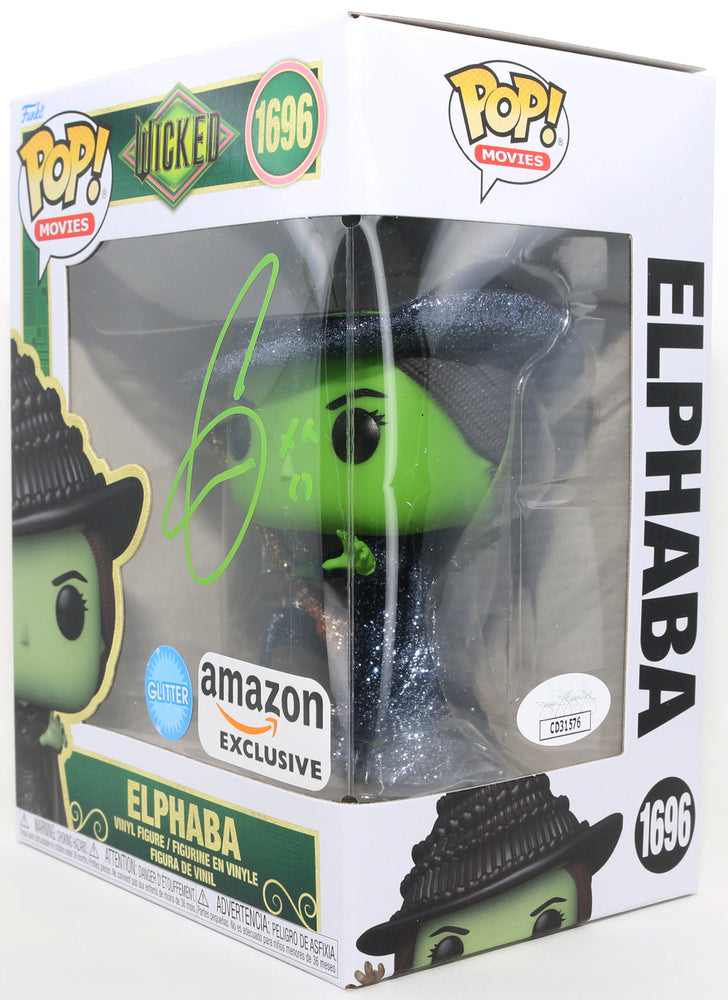
                  
                    Cynthia Erivo as Elphaba in Wicked Glitter Amazon Exclusive (JSA) Signed Funko POP! #1696
                  
                
