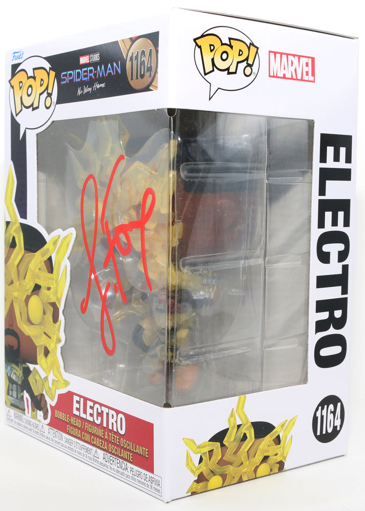 
                  
                    Jamie Foxx as Electro in Spider-Man: No Way Home Signed Funko POP! #1164
                  
                