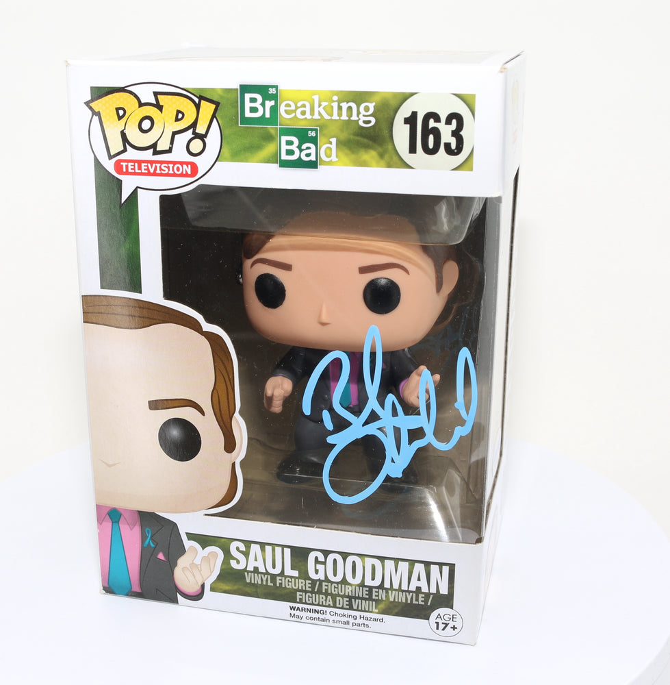
                  
                    Bob Odenkirk as Saul Goodman from Breaking Bad/Better Call Saul (Autopgraph COA) Signed Funko POP! #163
                  
                