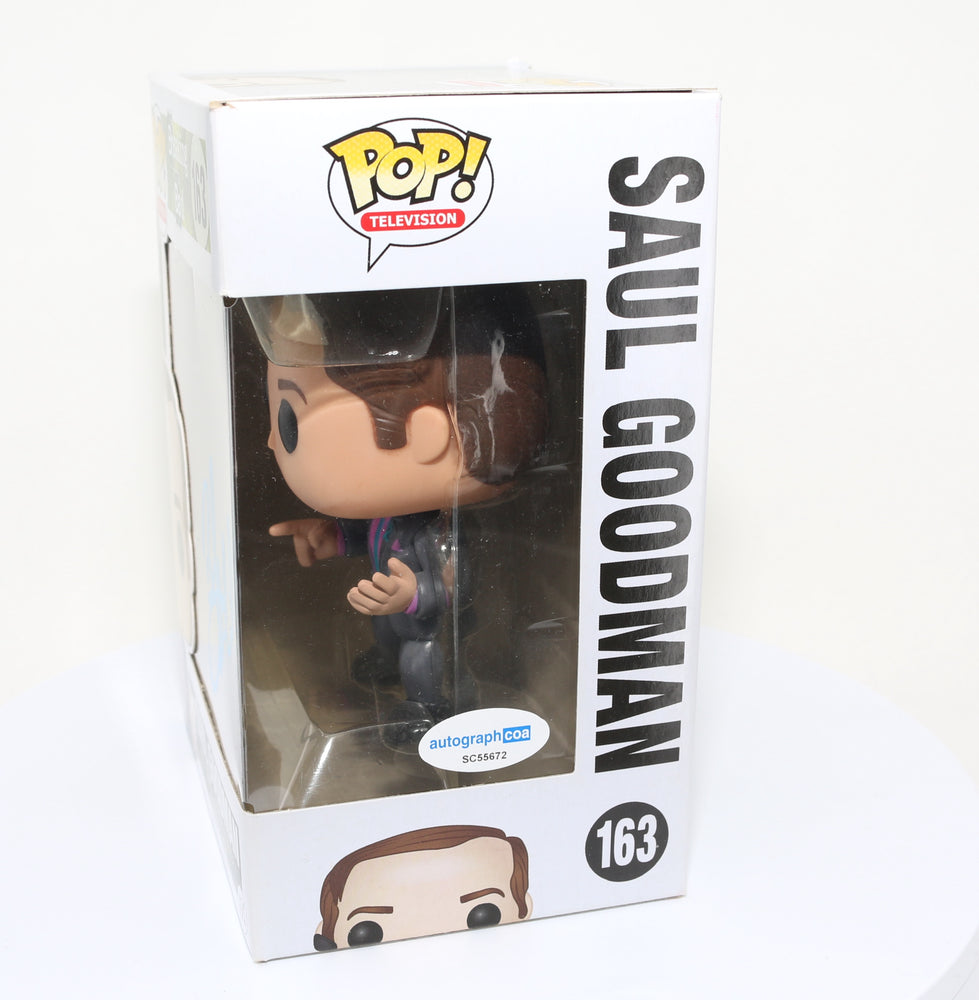 
                  
                    Bob Odenkirk as Saul Goodman from Breaking Bad/Better Call Saul (Autopgraph COA) Signed Funko POP! #163
                  
                