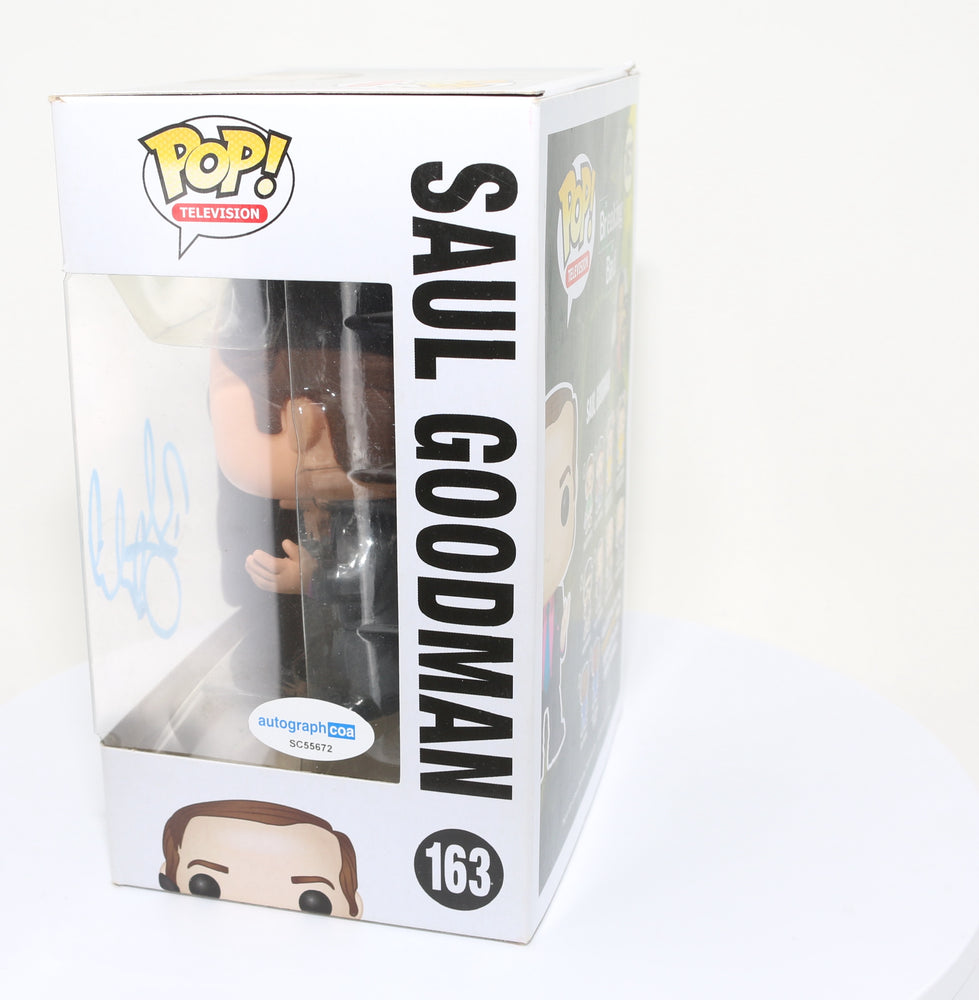 
                  
                    Bob Odenkirk as Saul Goodman from Breaking Bad/Better Call Saul (Autopgraph COA) Signed Funko POP! #163
                  
                