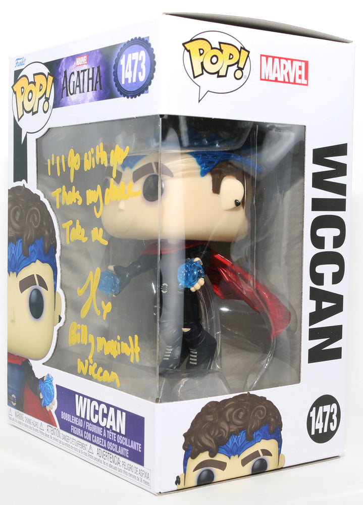 
                  
                    Joe Locke as Wiccan in Agatha All Along Signed Funko POP! #1473 with Character Name & Quote
                  
                