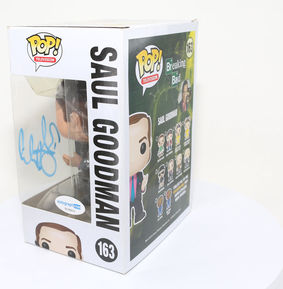 
                  
                    Bob Odenkirk as Saul Goodman from Breaking Bad/Better Call Saul (Autopgraph COA) Signed Funko POP! #163
                  
                