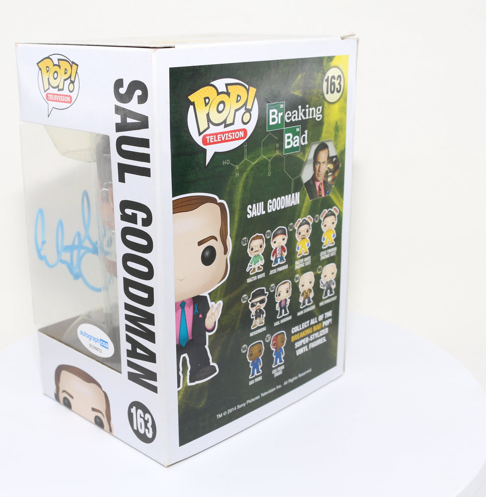 
                  
                    Bob Odenkirk as Saul Goodman from Breaking Bad/Better Call Saul (Autopgraph COA) Signed Funko POP! #163
                  
                