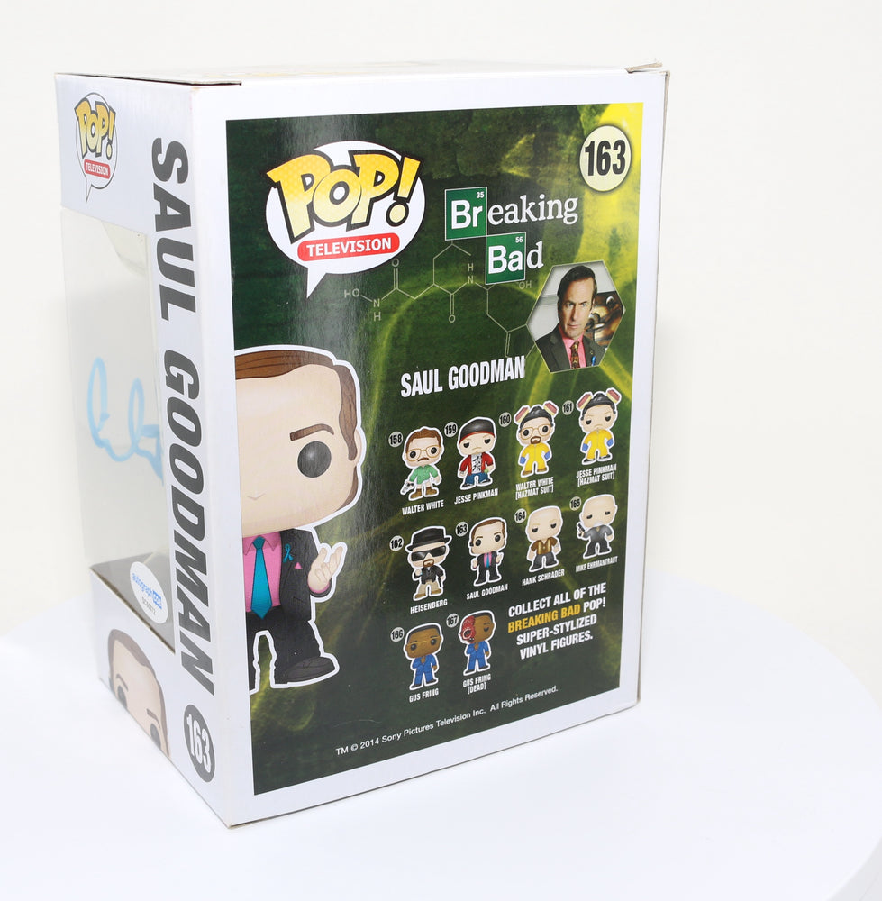 
                  
                    Bob Odenkirk as Saul Goodman from Breaking Bad/Better Call Saul (Autopgraph COA) Signed Funko POP! #163
                  
                