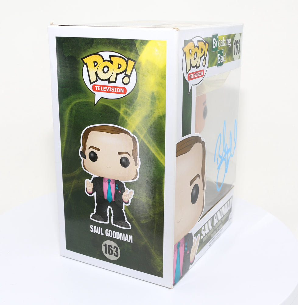 
                  
                    Bob Odenkirk as Saul Goodman from Breaking Bad/Better Call Saul (Autopgraph COA) Signed Funko POP! #163
                  
                