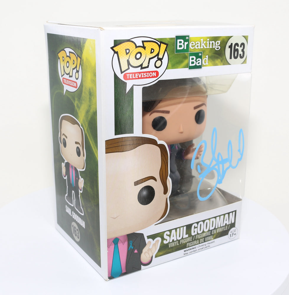
                  
                    Bob Odenkirk as Saul Goodman from Breaking Bad/Better Call Saul (Autopgraph COA) Signed Funko POP! #163
                  
                