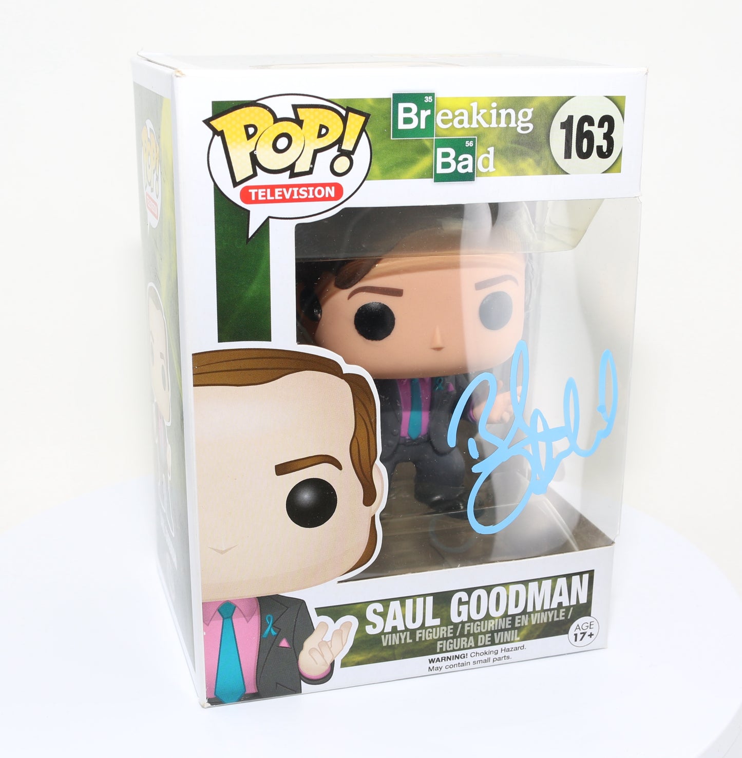 
                  
                    Bob Odenkirk as Saul Goodman from Breaking Bad/Better Call Saul (Autopgraph COA) Signed Funko POP! #163
                  
                