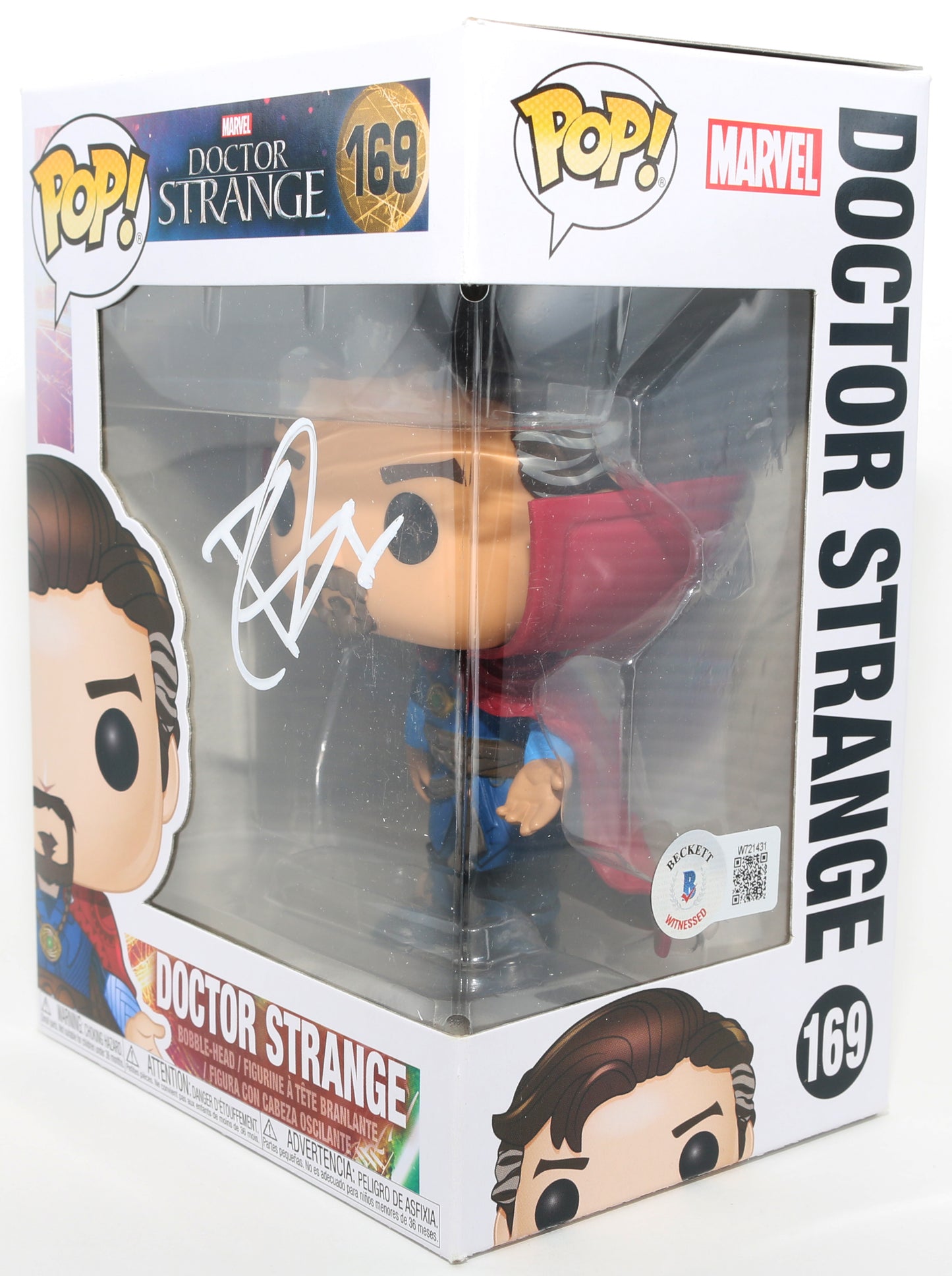 
                  
                    Benedict Cumberbatch as Doctor Strange in Doctor Strange (Beckett) Signed Funko POP! #169
                  
                